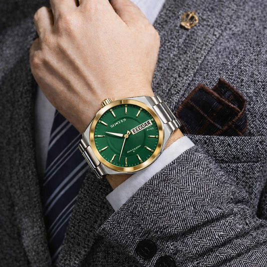 Ultra-Thin Quartz Watch Green