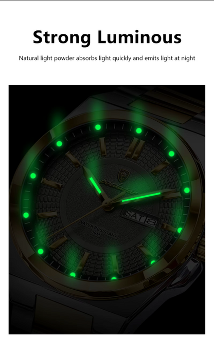 Ultra-Thin Quartz Watch Black